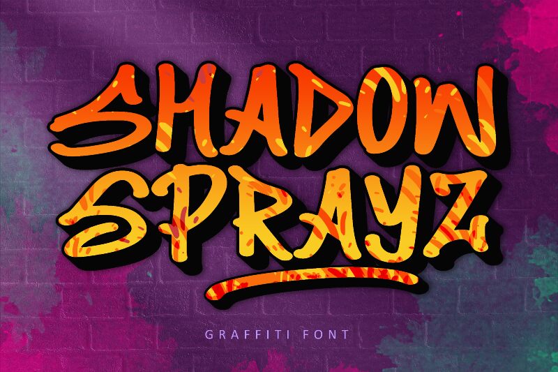 Shadow Sprayz Carattere