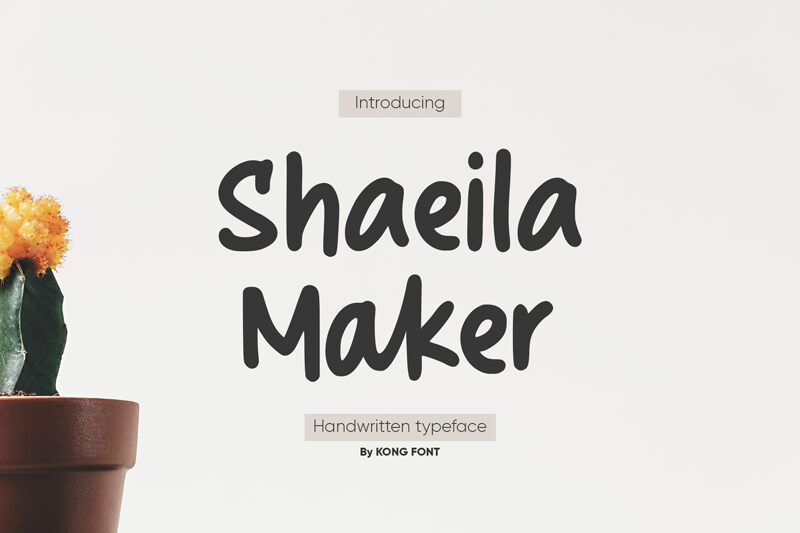 Shaeila Maker الخط