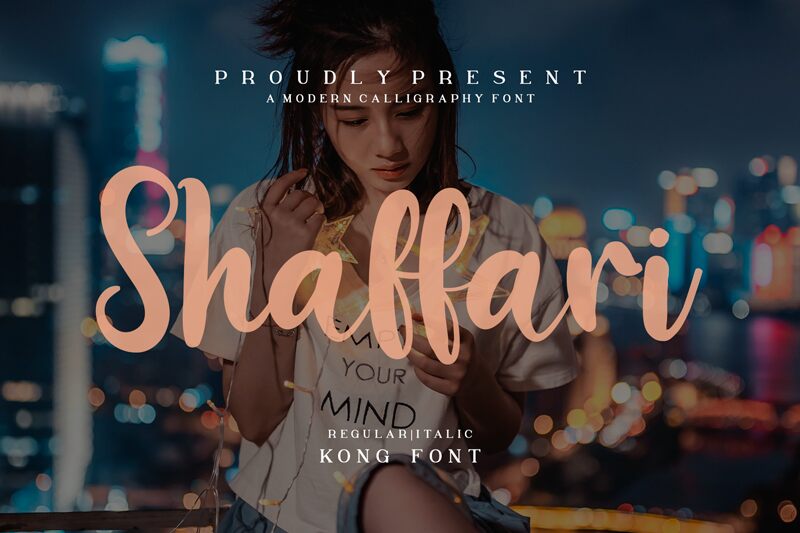 Shaffari Schriftart