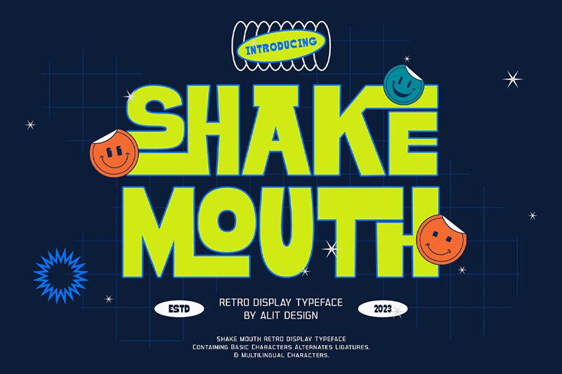Shake Mouth Czcionka