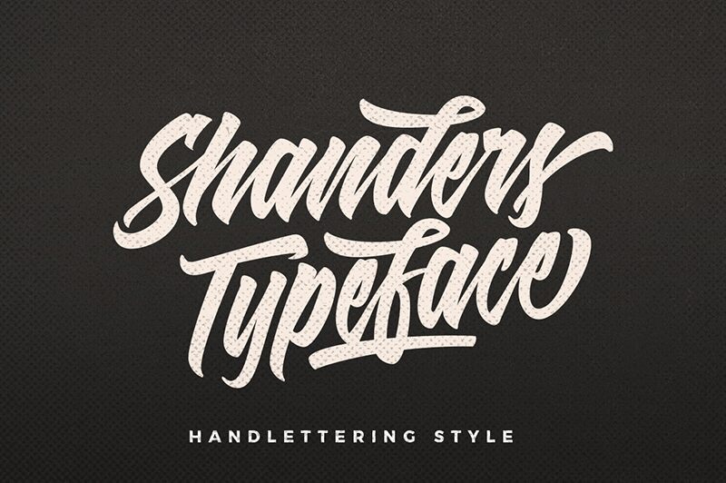 Shanders Schriftart
