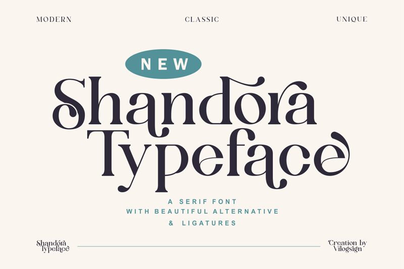 Shandora Schriftart