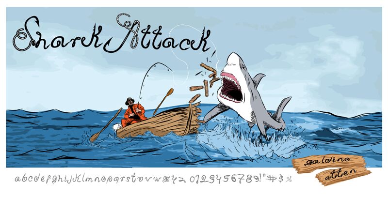 Shark Attack Schriftart