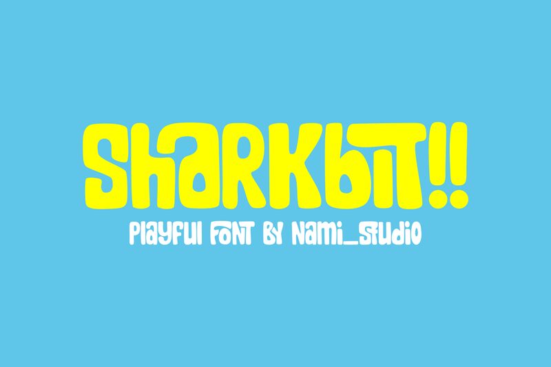 Sharkbit Schriftart