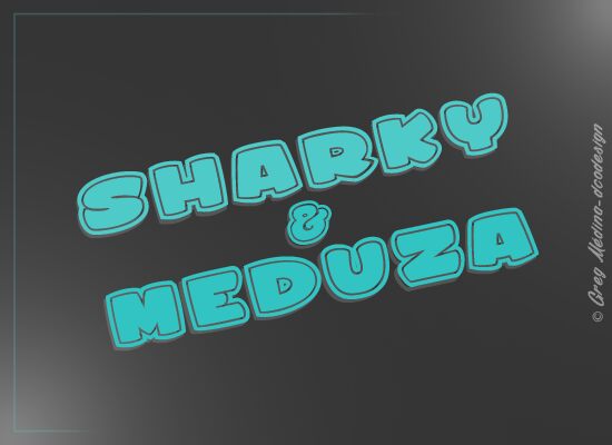 Sharky & Meduza Czcionka