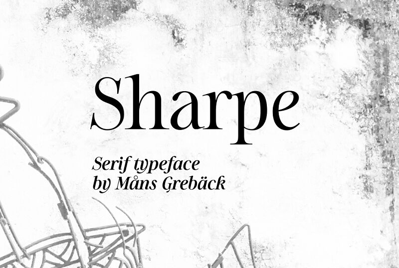Sharpe Schriftart
