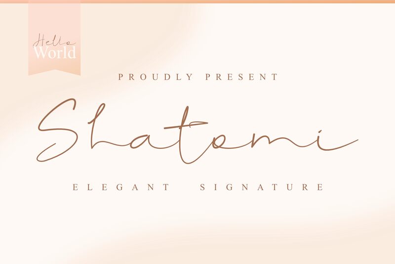 Shatomi Schriftart
