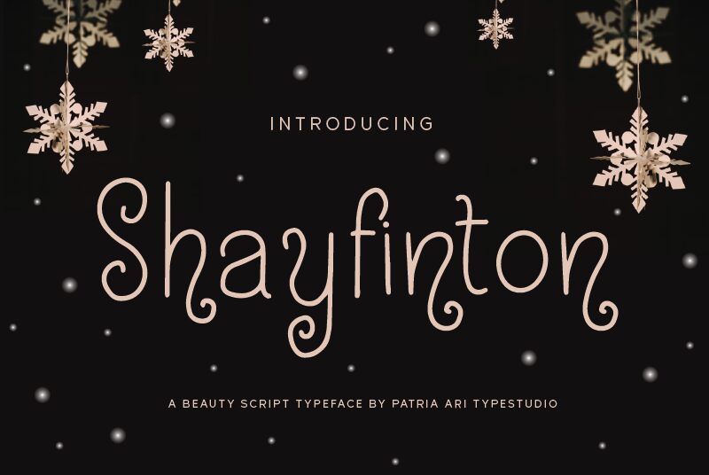 Shayfinton Czcionka
