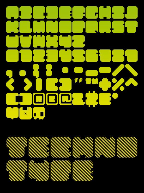 SHD TechnoType Carattere