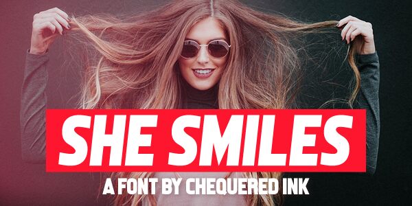 She Smiles Schriftart