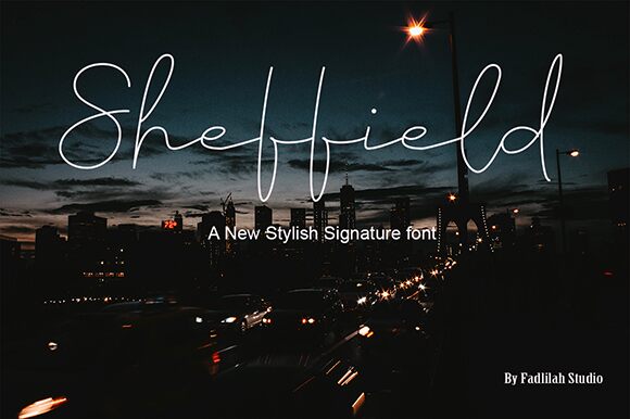 Sheffield الخط