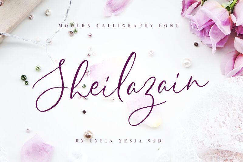 Sheilazain Шрифт