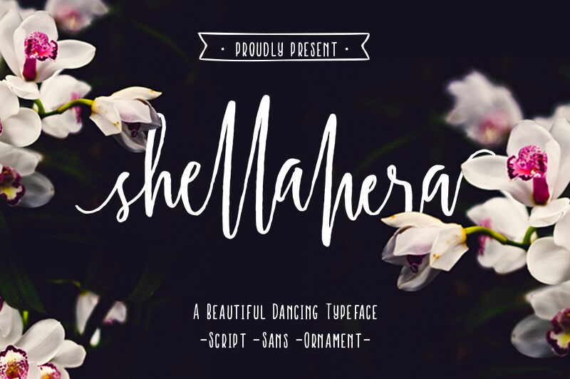 Shellahera Script Schriftart