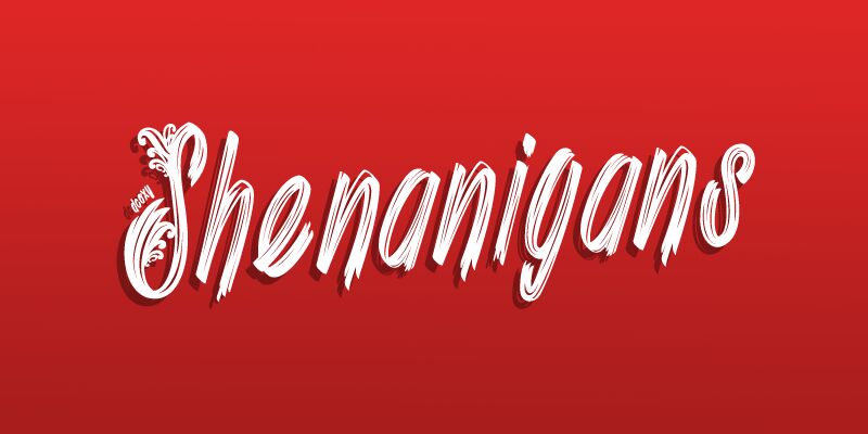 Shenanigans Schriftart
