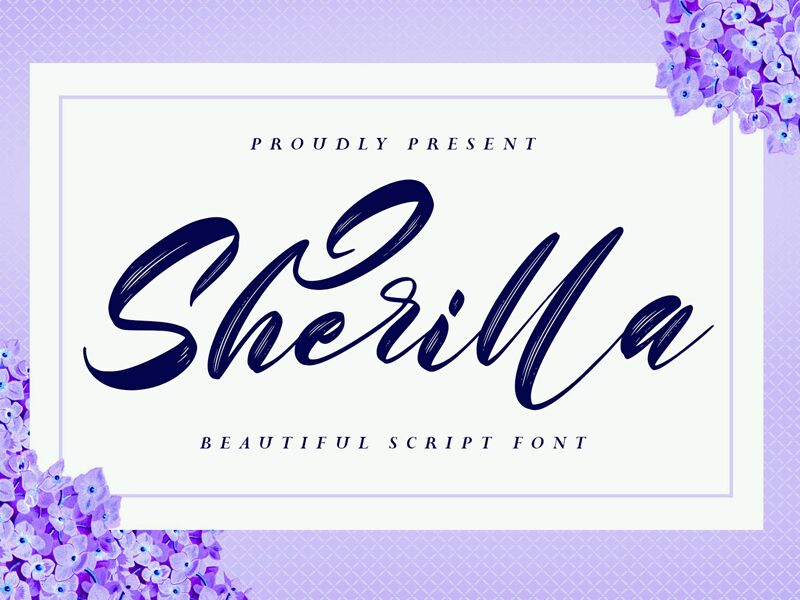 Sherilla Schriftart