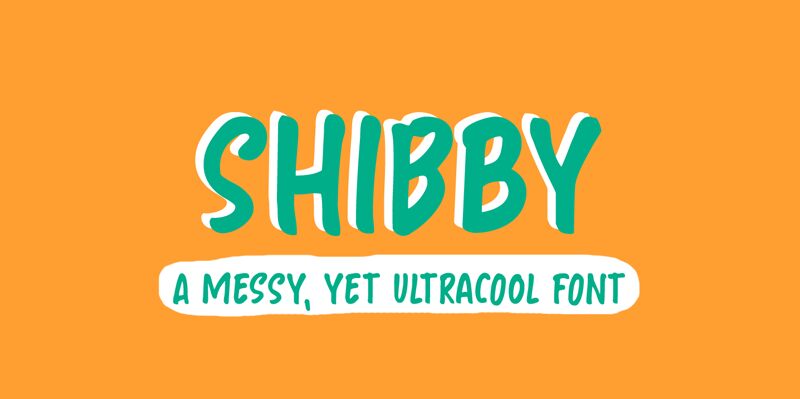 Shibby Schriftart