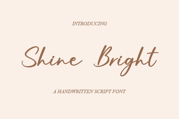 Shine Bright Carattere