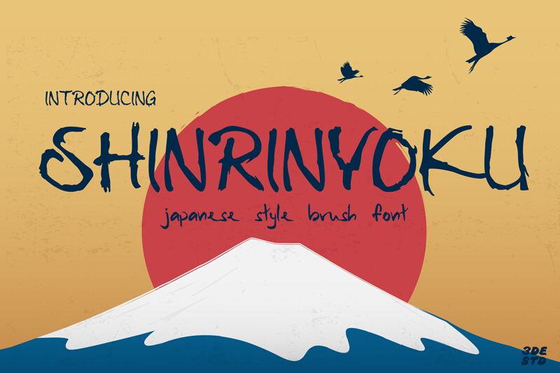 Shinrinyoku Schriftart