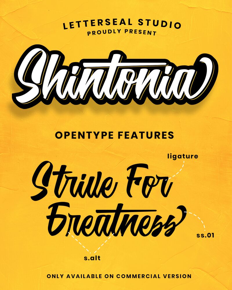 Shintonia Schriftart