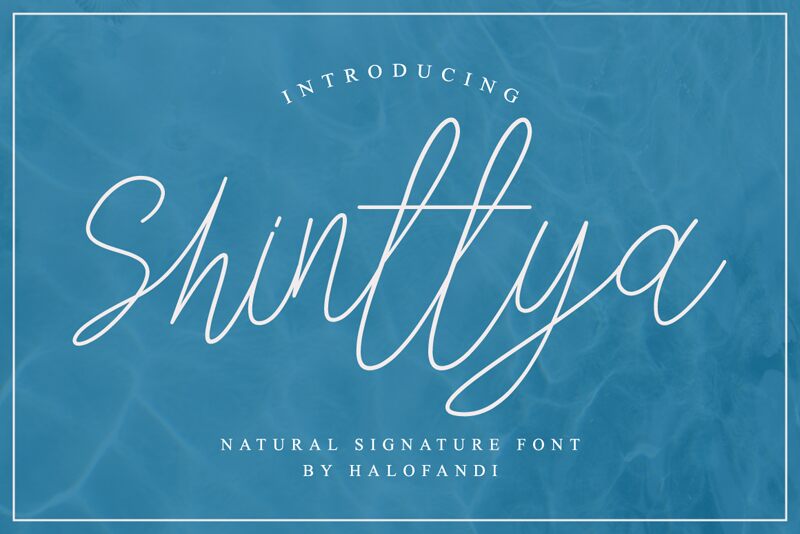 Shinttya Schriftart