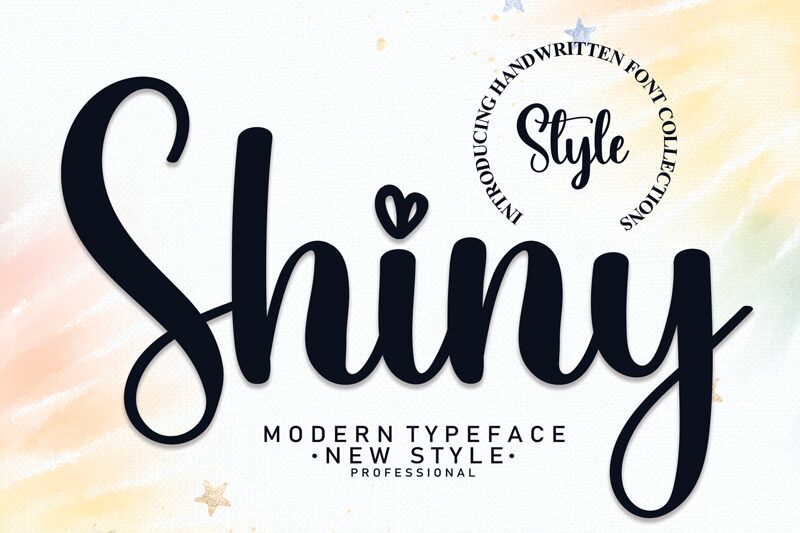 Shiny الخط