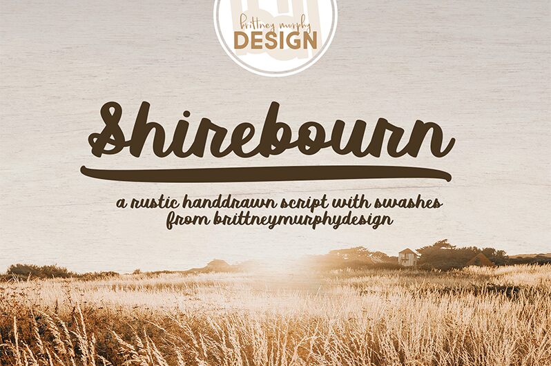 Shirebourn Schriftart