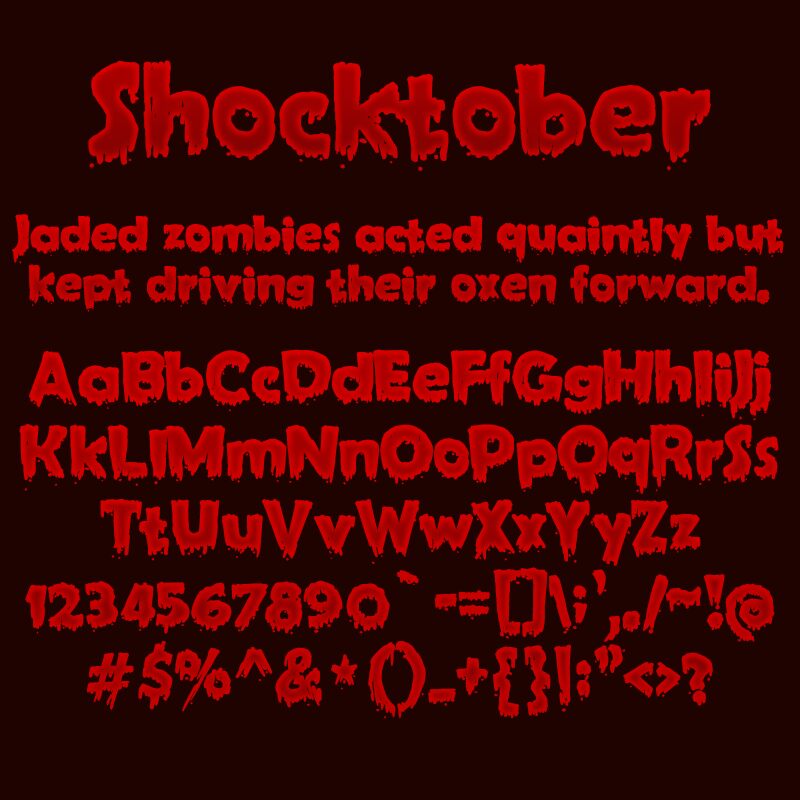Shocktober Carattere