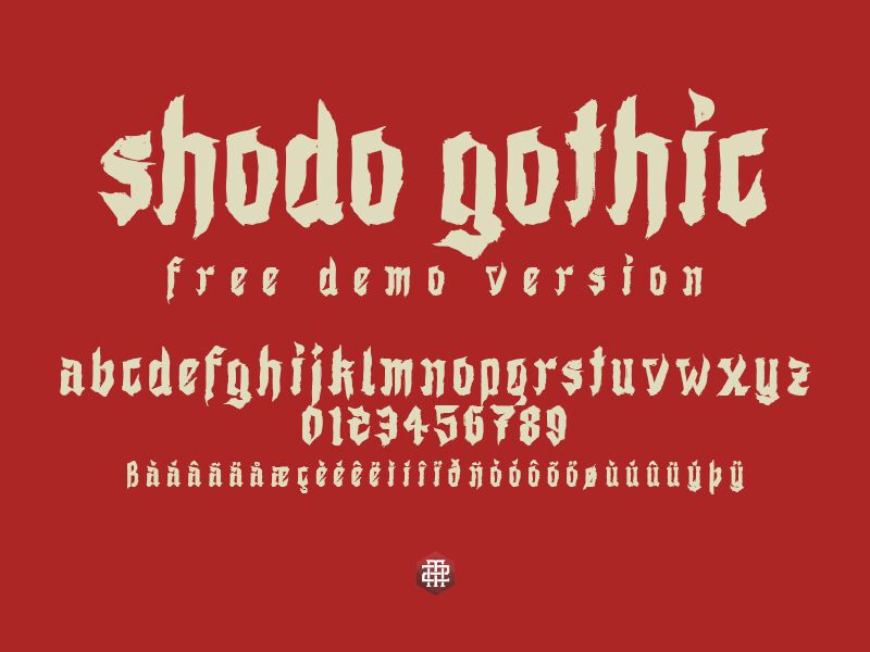 Shodo Gothic Czcionka