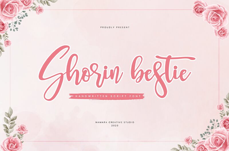 Shorin bestie Czcionka