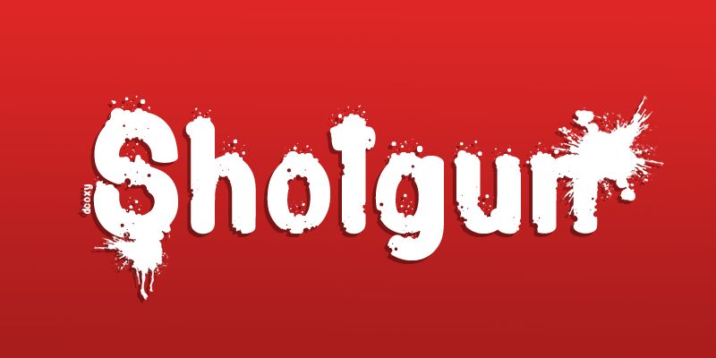 Shotgun Czcionka