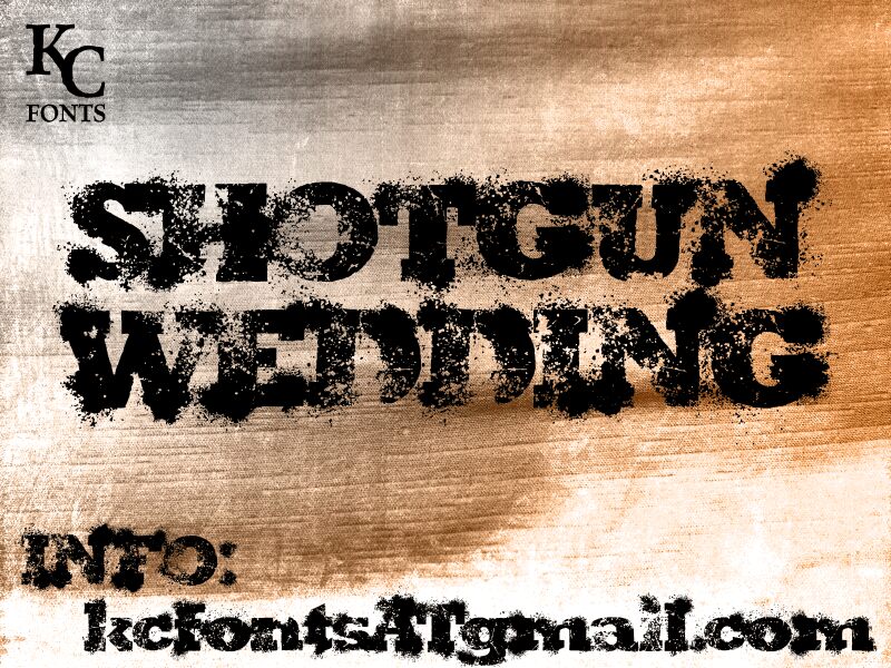 Shotgun Wedding Carattere