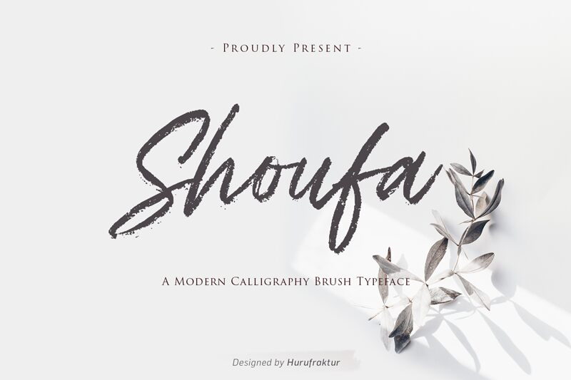 Shoufa Schriftart