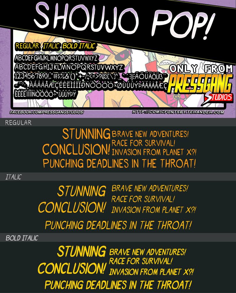 Shoujo Pop! Schriftart