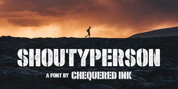 Shoutyperson Schriftart