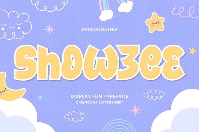 Showzee Schriftart