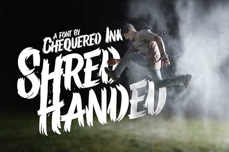 Shred Handed Schriftart