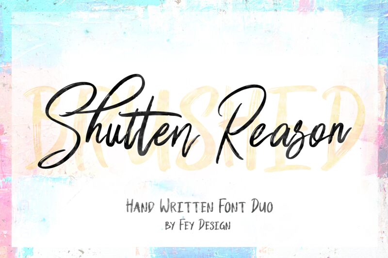 Shutten Reason Schriftart