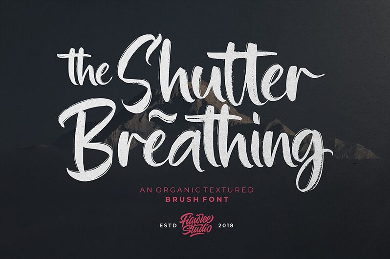 Shutter Breathing Schriftart