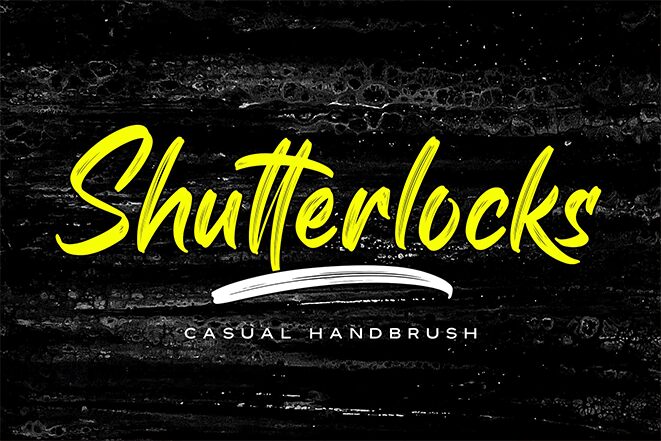 Shutterlocks Schriftart