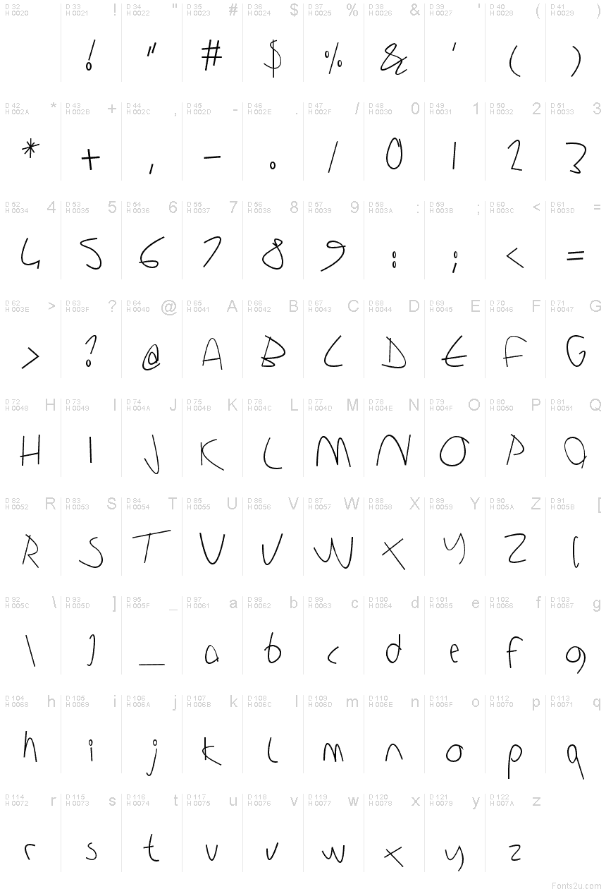 Sharon Lipschutz Handwriting font | Fonts2u.com