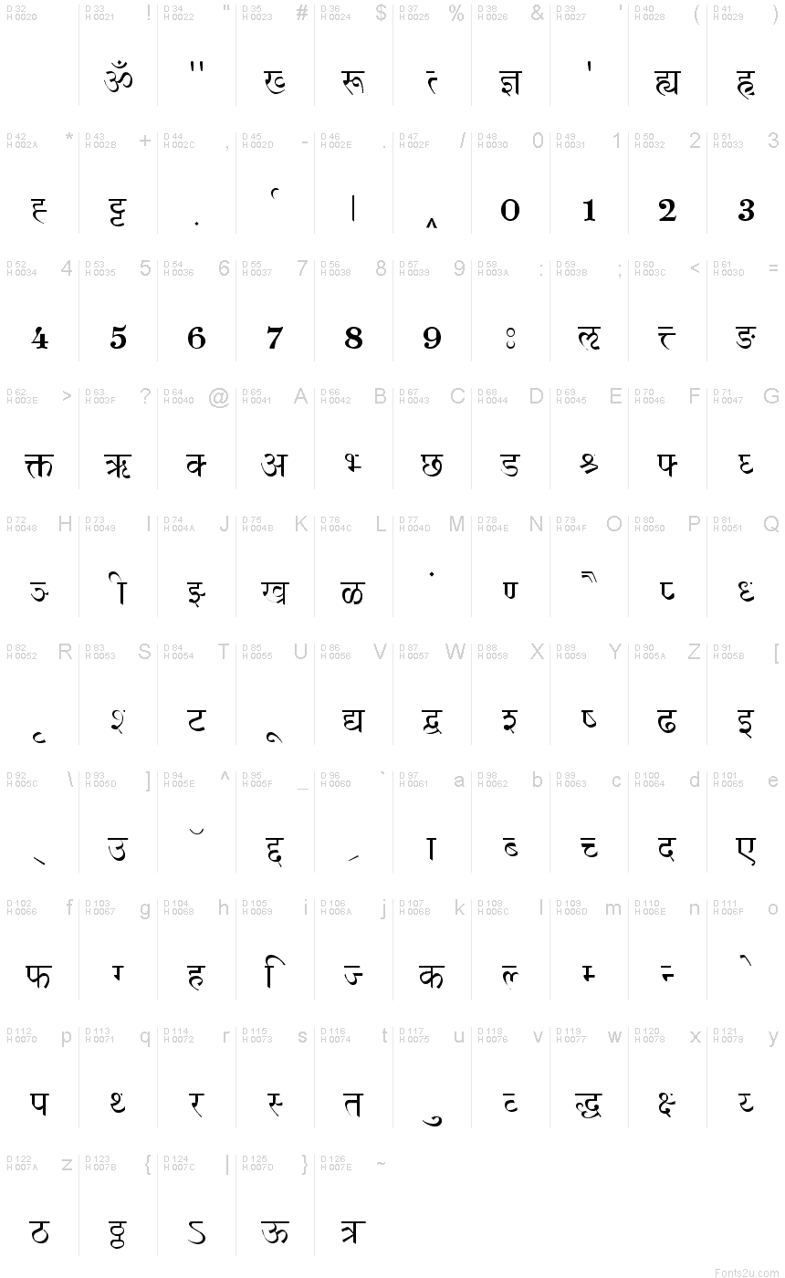 Shusha font