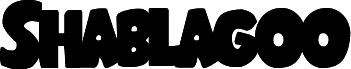 Preview of the Shablagoo Overlap font