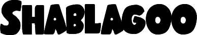 Preview of the Shablagoo font