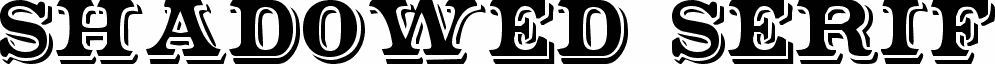 Shadowed Serif