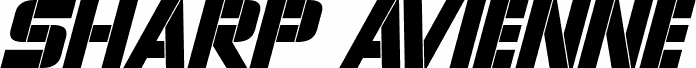Sharp Avienne Italic