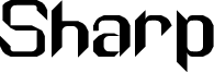 Sharp serif Regular