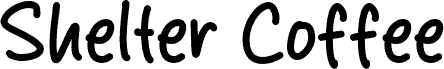 Shelter Coffee Schriftart