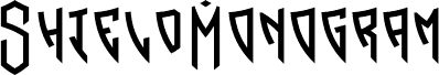 Shield Monogram Solid