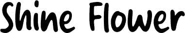 Shine Flower font