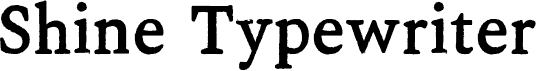 Shine Typewriter